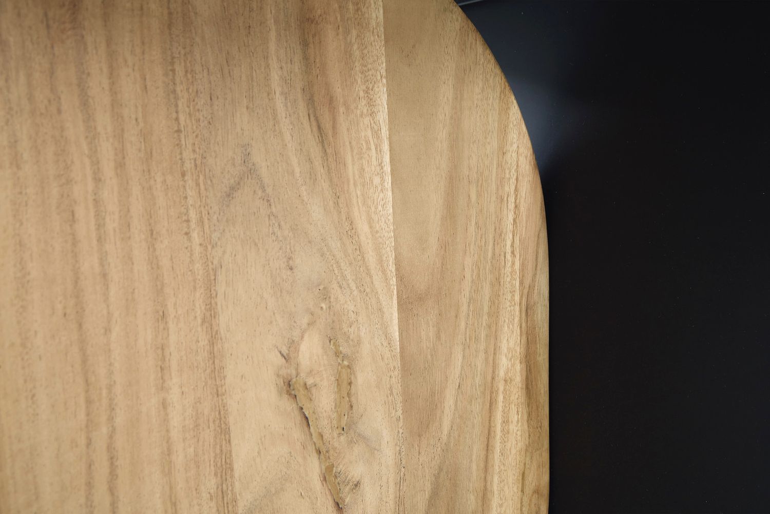Ladgate Accent Table In Black and Natural A4000628