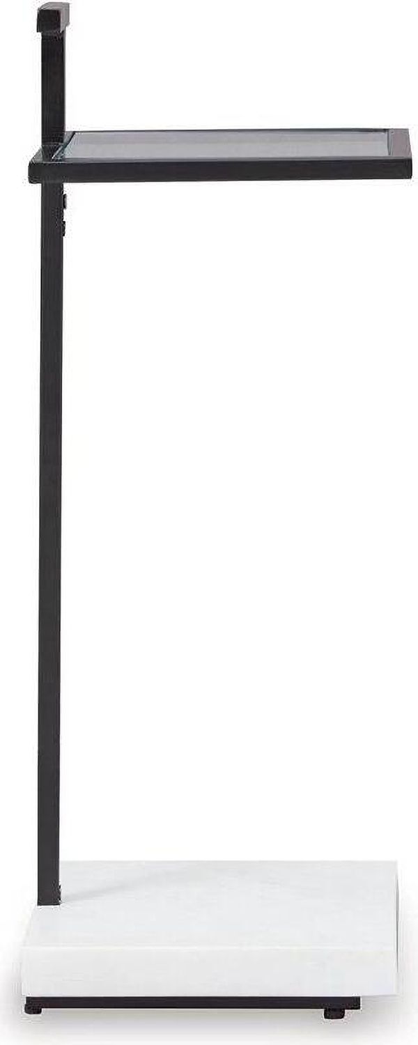 Mannill Accent Table In Black and White A4000630