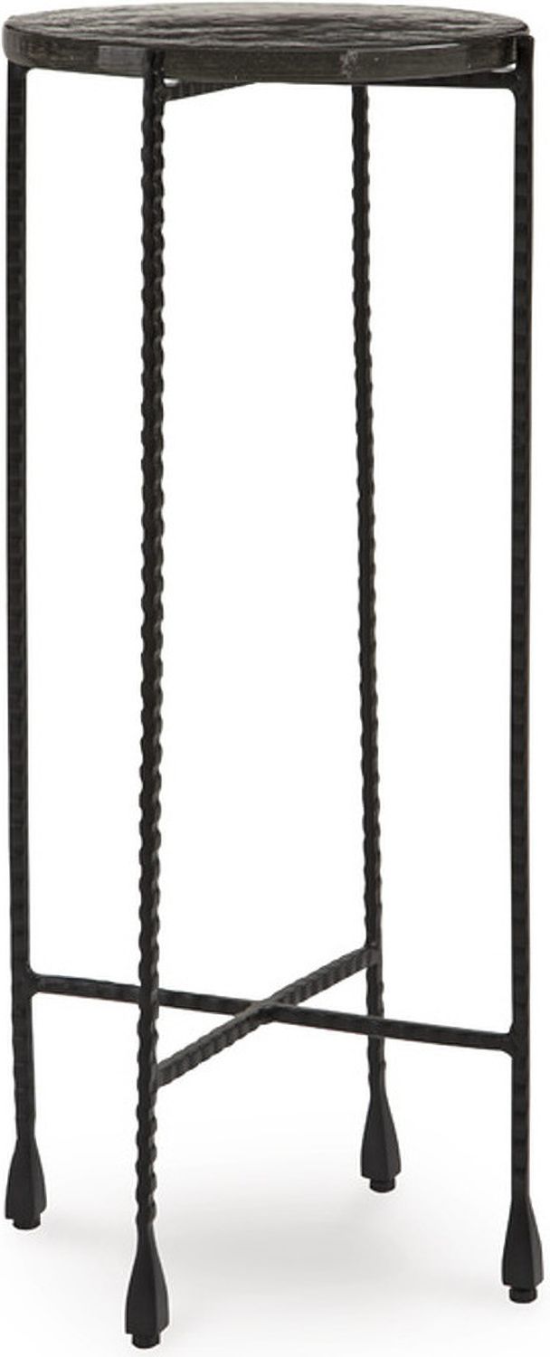 Newgoren Accent Table In Black and Clear A4000631