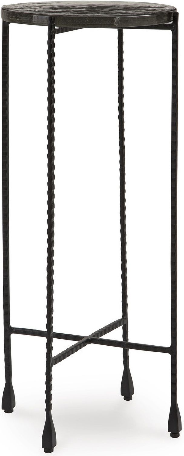 Newgoren Accent Table In Black and Clear A4000631