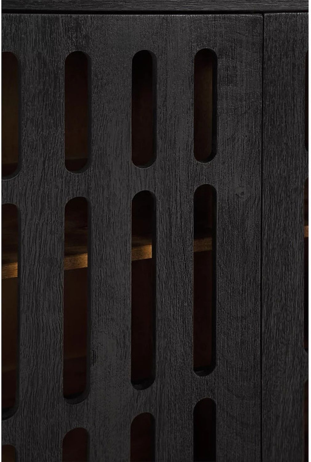 Vallisburg Accent Cabinet In Black and Natural A4000644