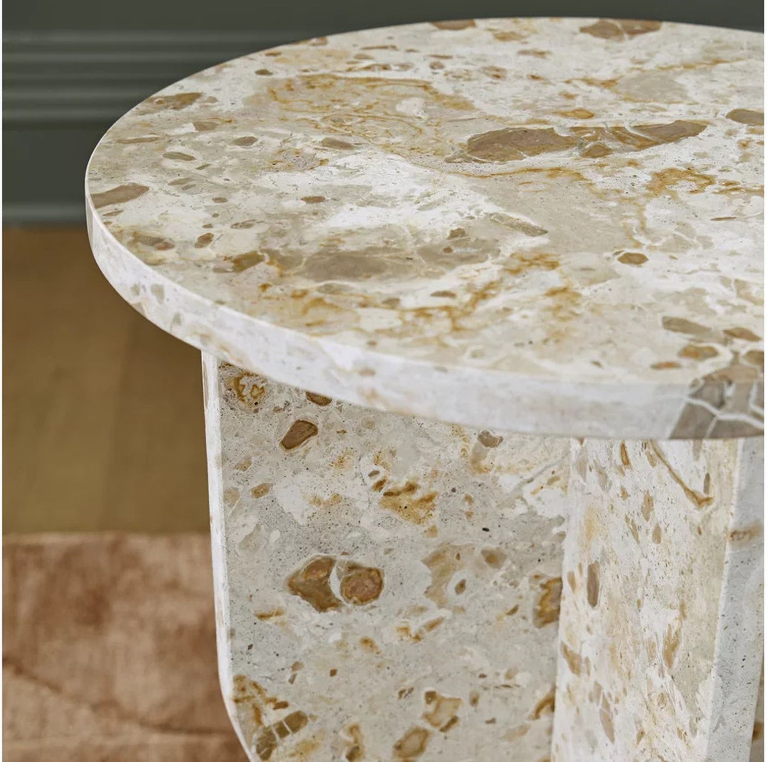 Treygan Accent Table In Beige A4000647