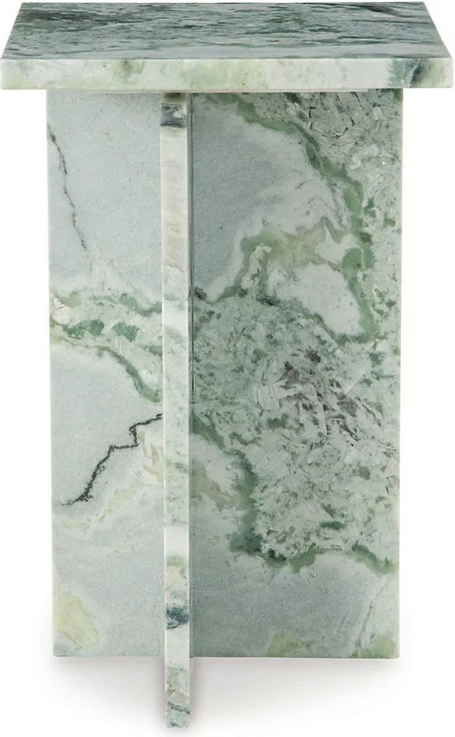 Deaconwell Accent Table In White and Green A4000648