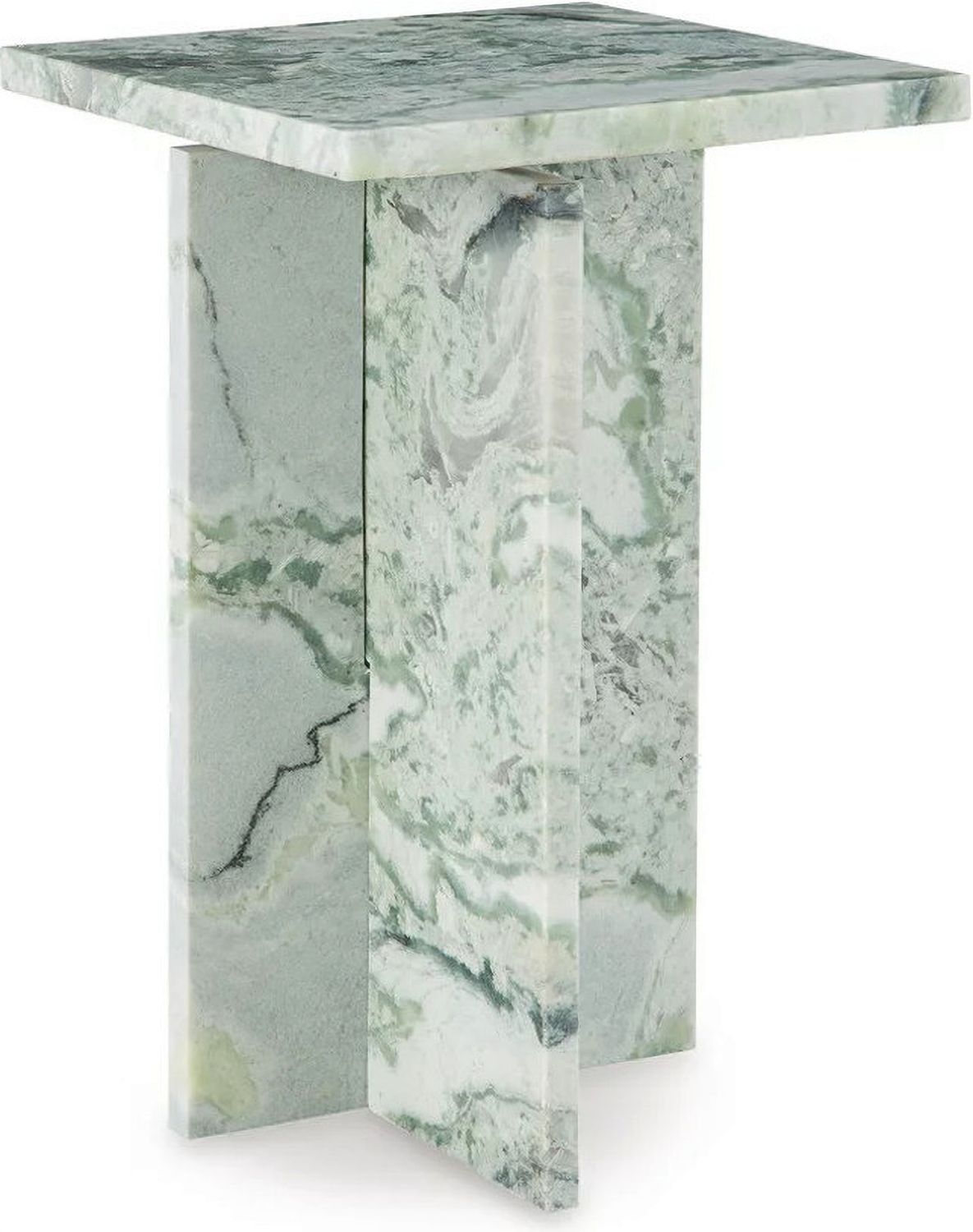 Deaconwell Accent Table In White and Green A4000648