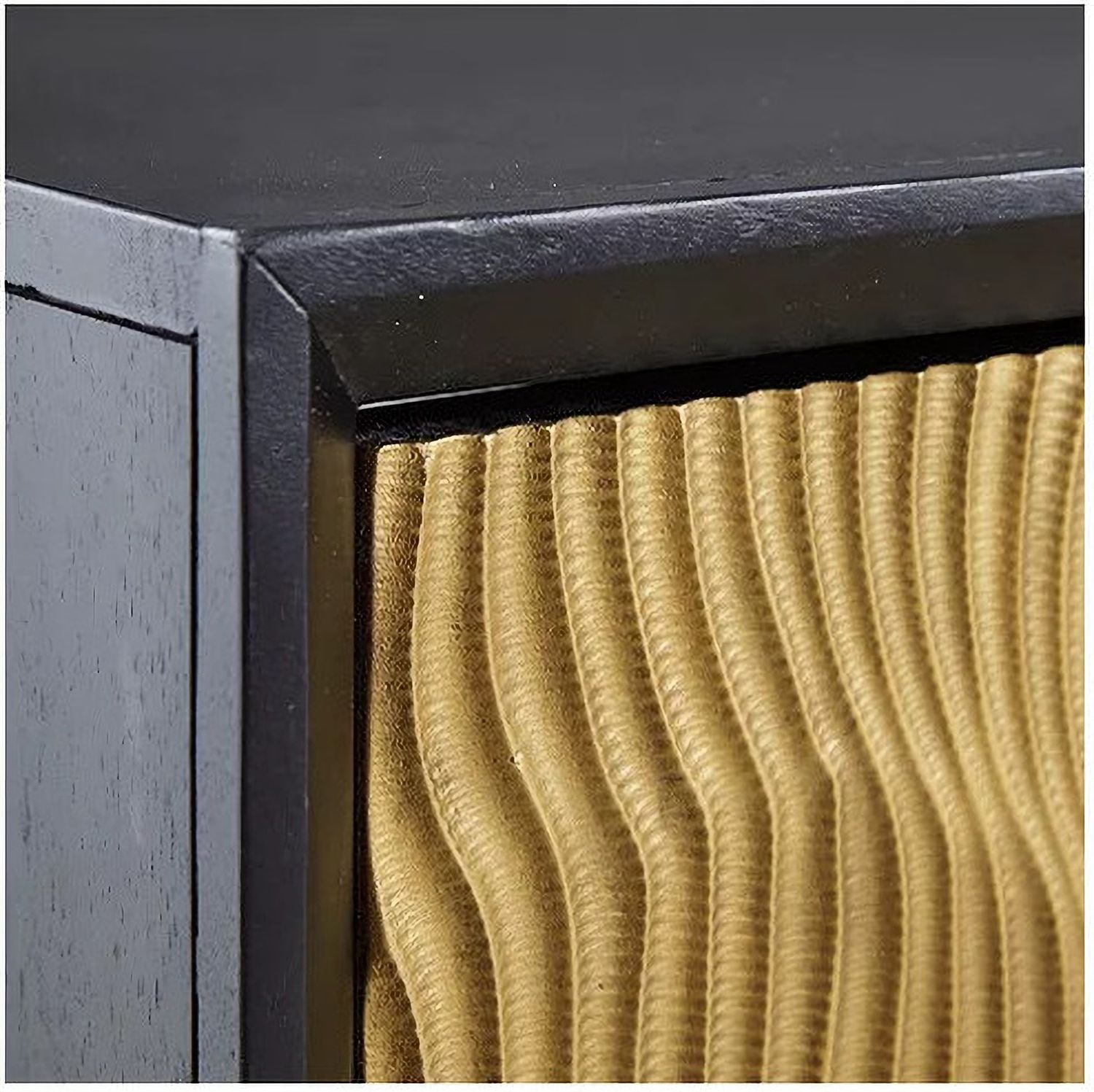 Tayner Accent Cabinet In Black and Gold A4000654