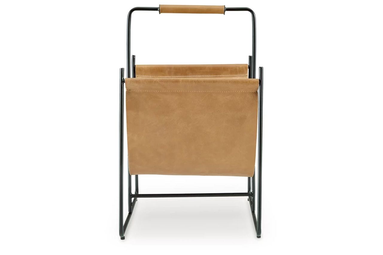 Faronworth Magazine Rack In Brown/Black A4000668