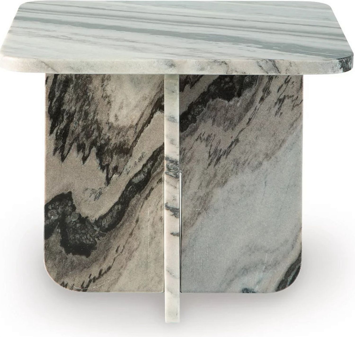 Baretton Accent Coffee Table In Black/White/Taupe A4000671