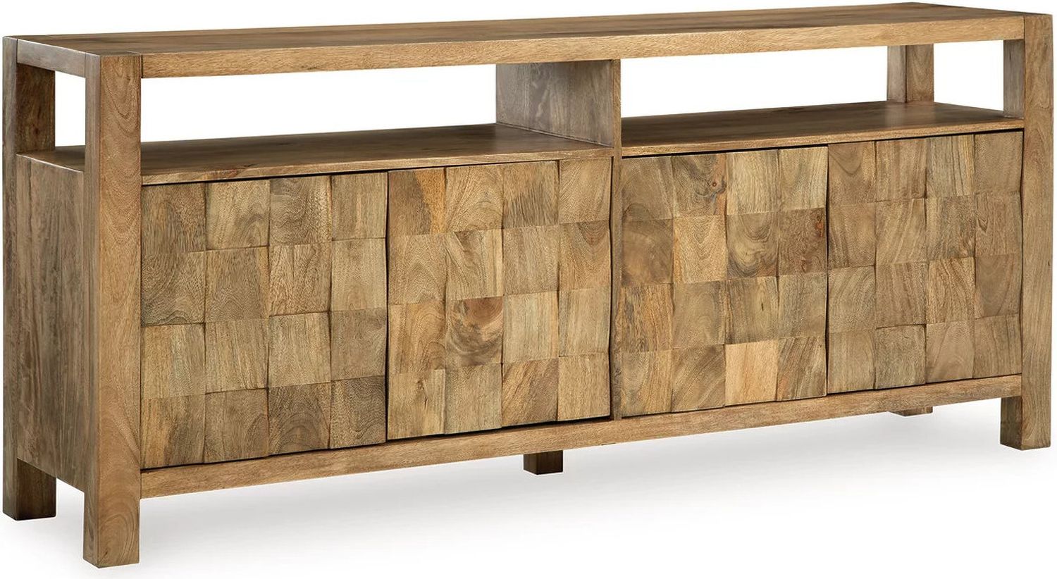 Hudwick Accent Cabinet In Natural Brown A4000672