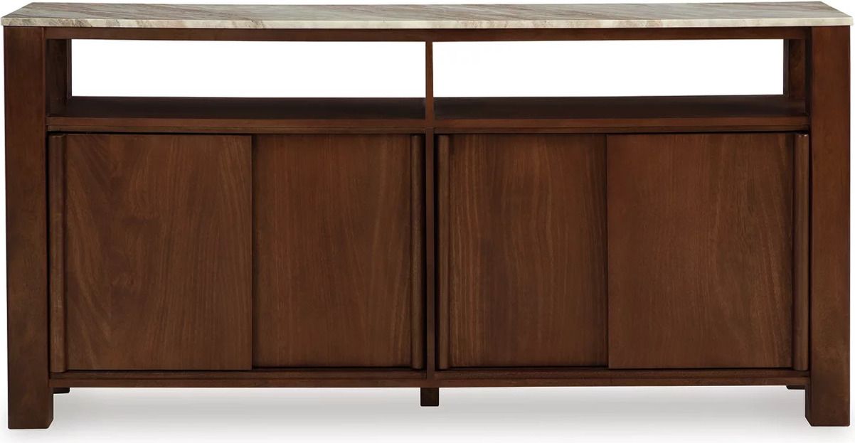 Tobinville Accent Cabinet In Dark Brown A4000673