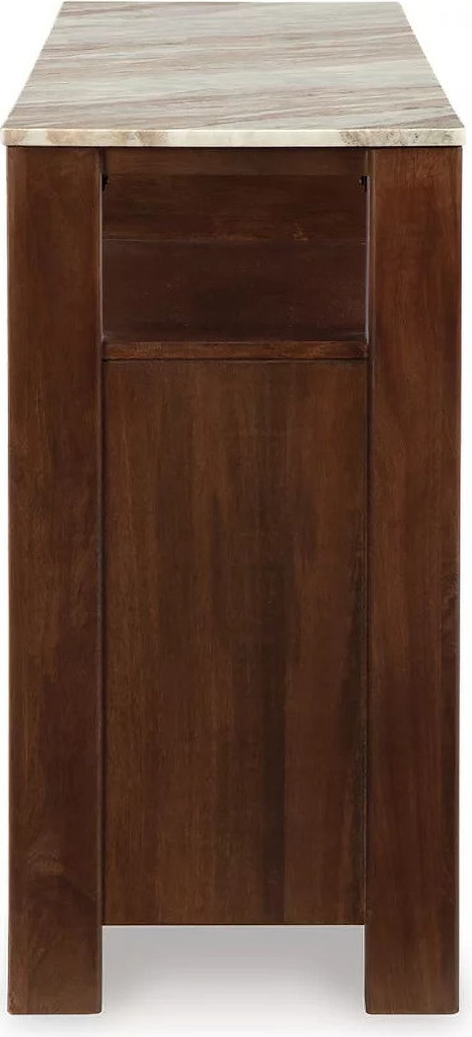 Tobinville Accent Cabinet In Dark Brown A4000673