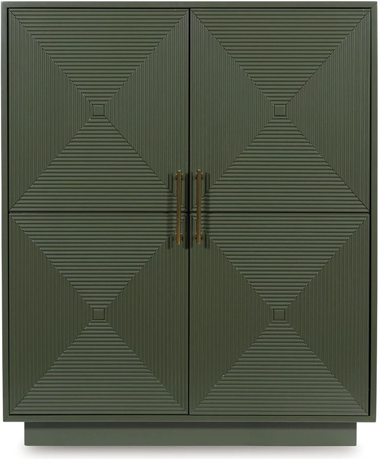 Geirwood Accent Cabinet In Dark Green A4000676