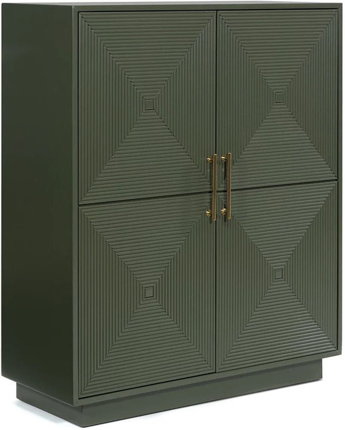 Geirwood Accent Cabinet In Dark Green A4000676
