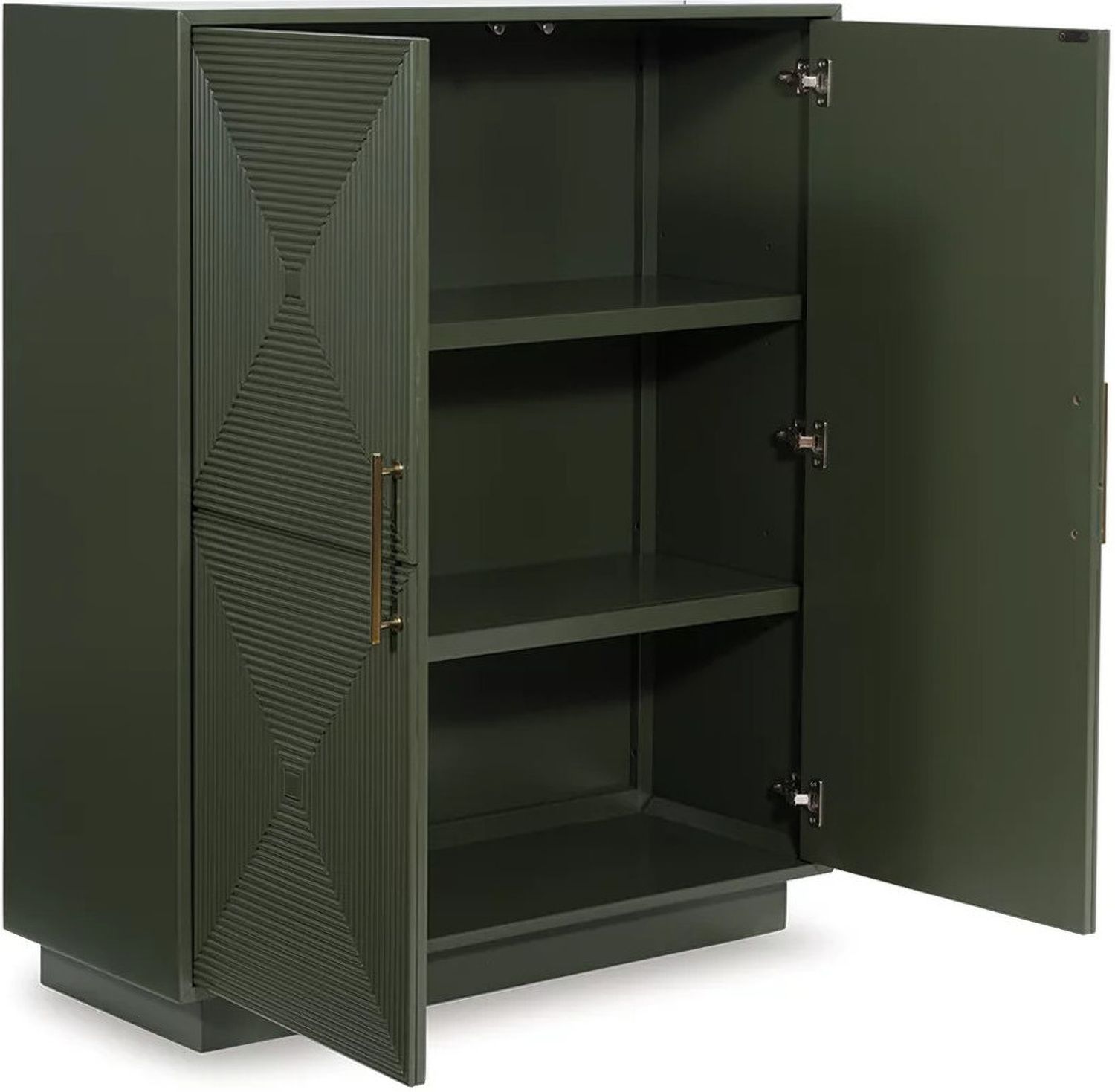 Geirwood Accent Cabinet In Dark Green A4000676