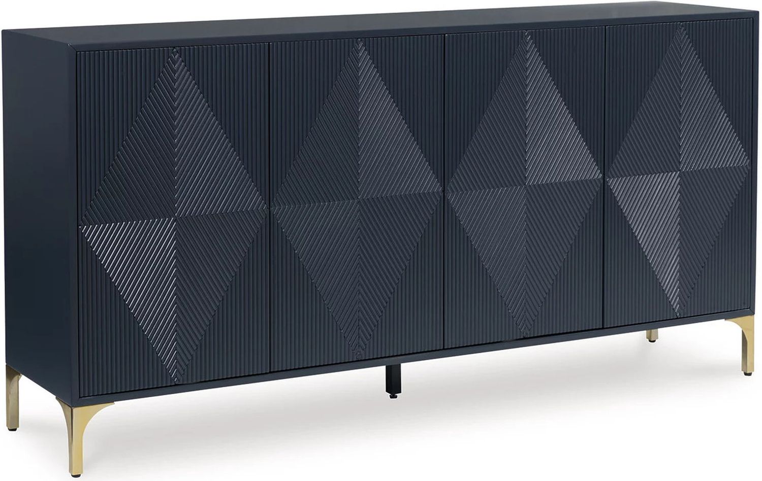 Loirwick Accent Cabinet In Dark Blue A4000677
