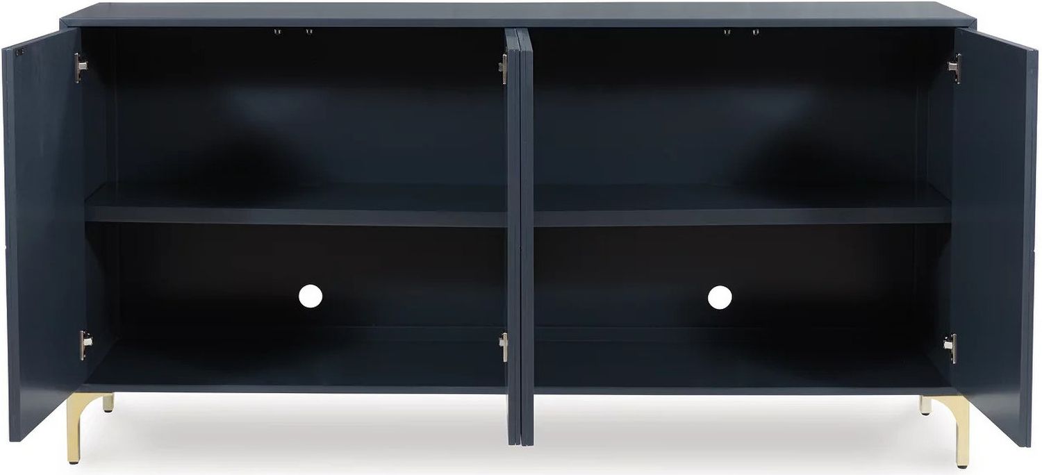 Loirwick Accent Cabinet In Dark Blue A4000677