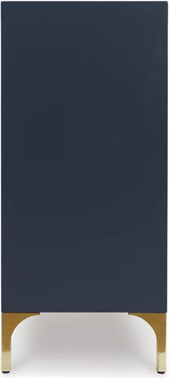Loirwick Accent Cabinet In Dark Blue A4000677