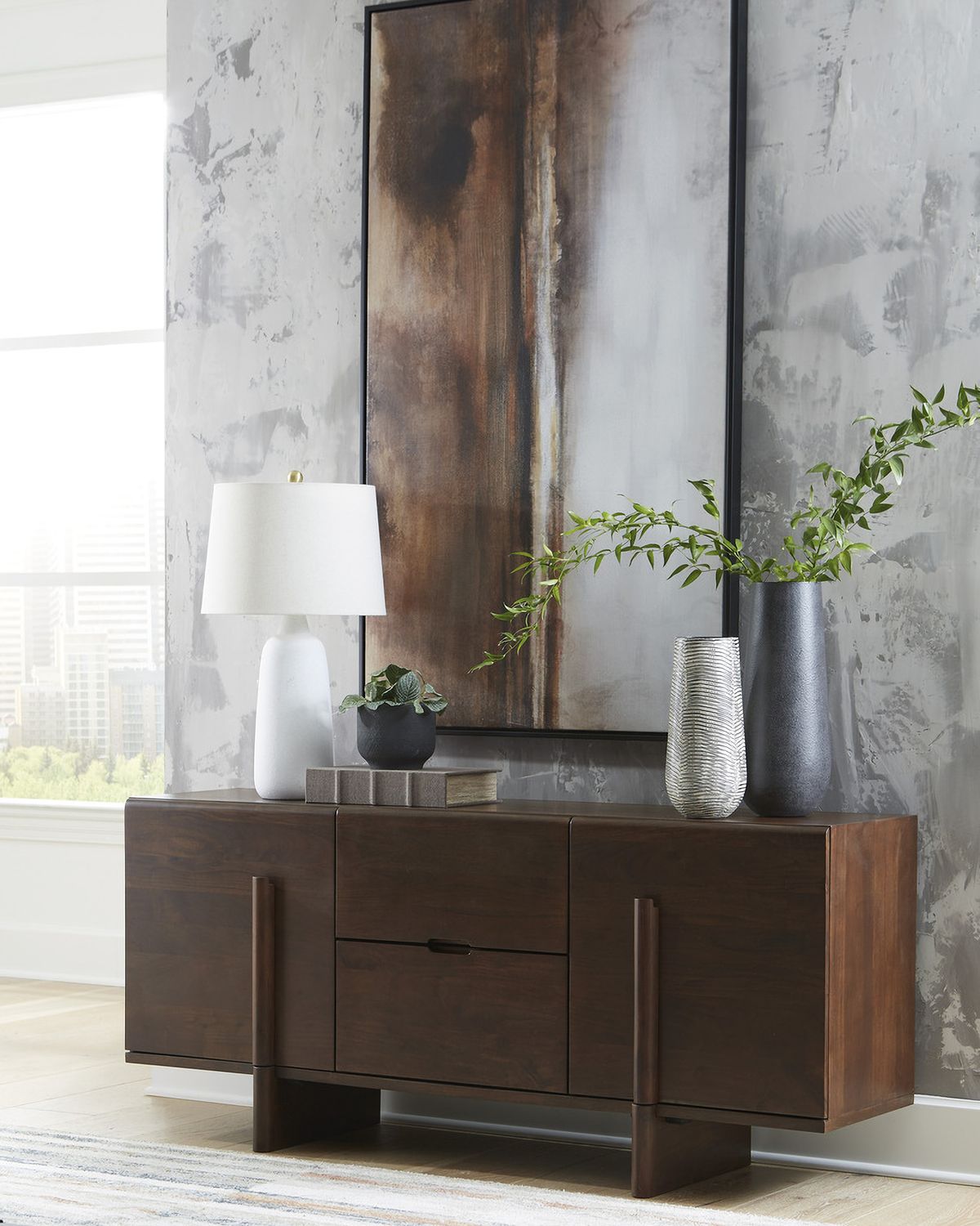 Kydler Accent Cabinet In Medium Brown A4000678