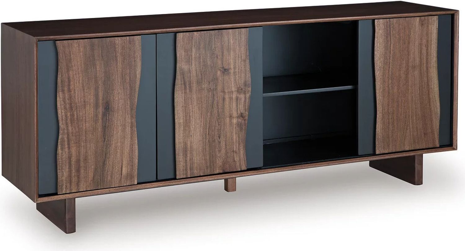 Welby Accent Cabinet In Brown/Charcoal A4000679