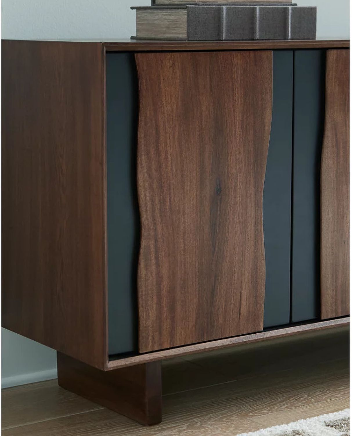 Welby Accent Cabinet In Brown/Charcoal A4000679