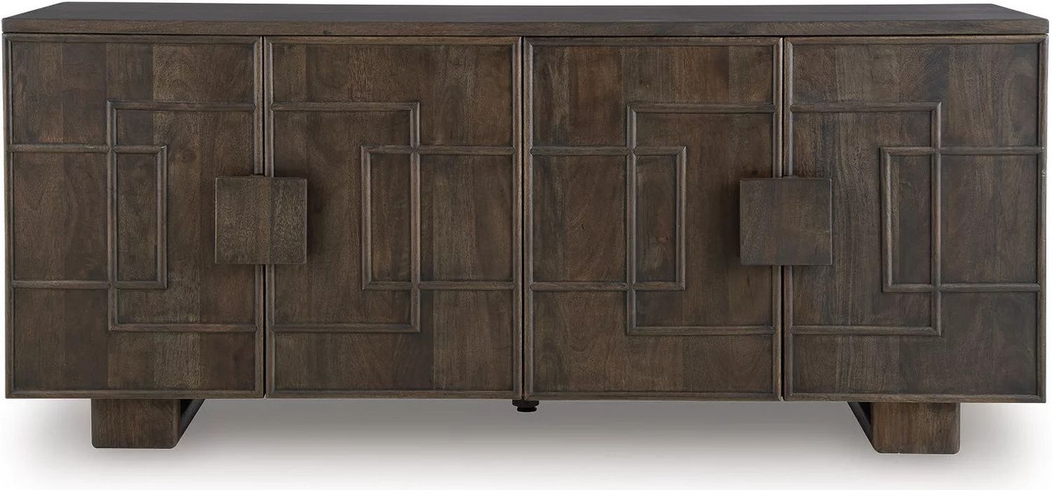 Cato Accent Cabinet In Dark Brown A4000682