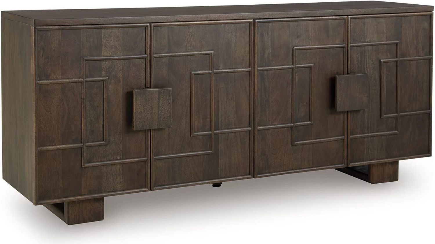 Cato Accent Cabinet In Dark Brown A4000682