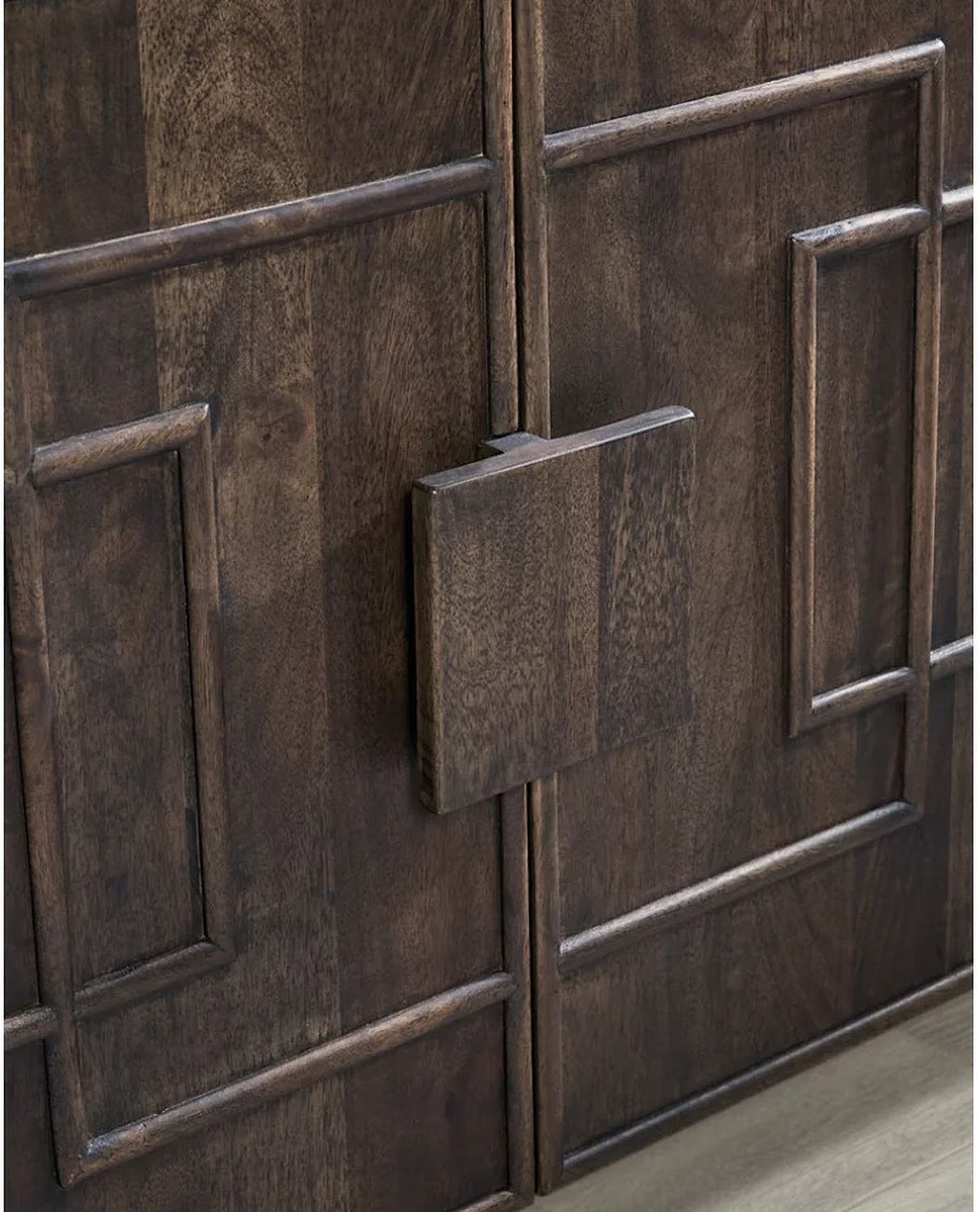 Cato Accent Cabinet In Dark Brown A4000682