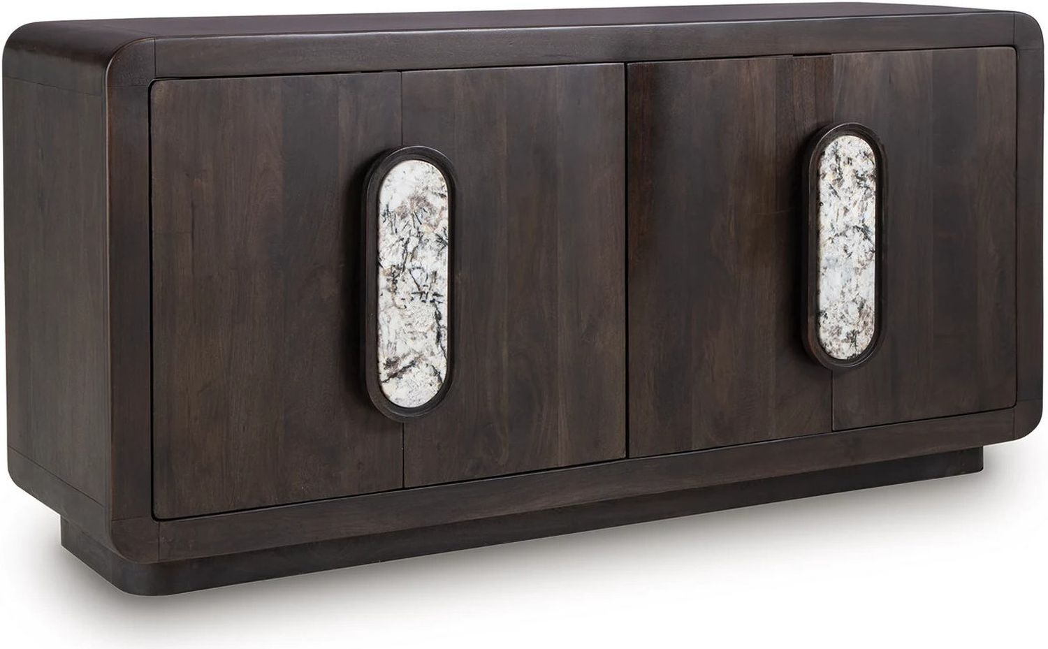 Elliston Accent Cabinet In Espresso Brown A4000683