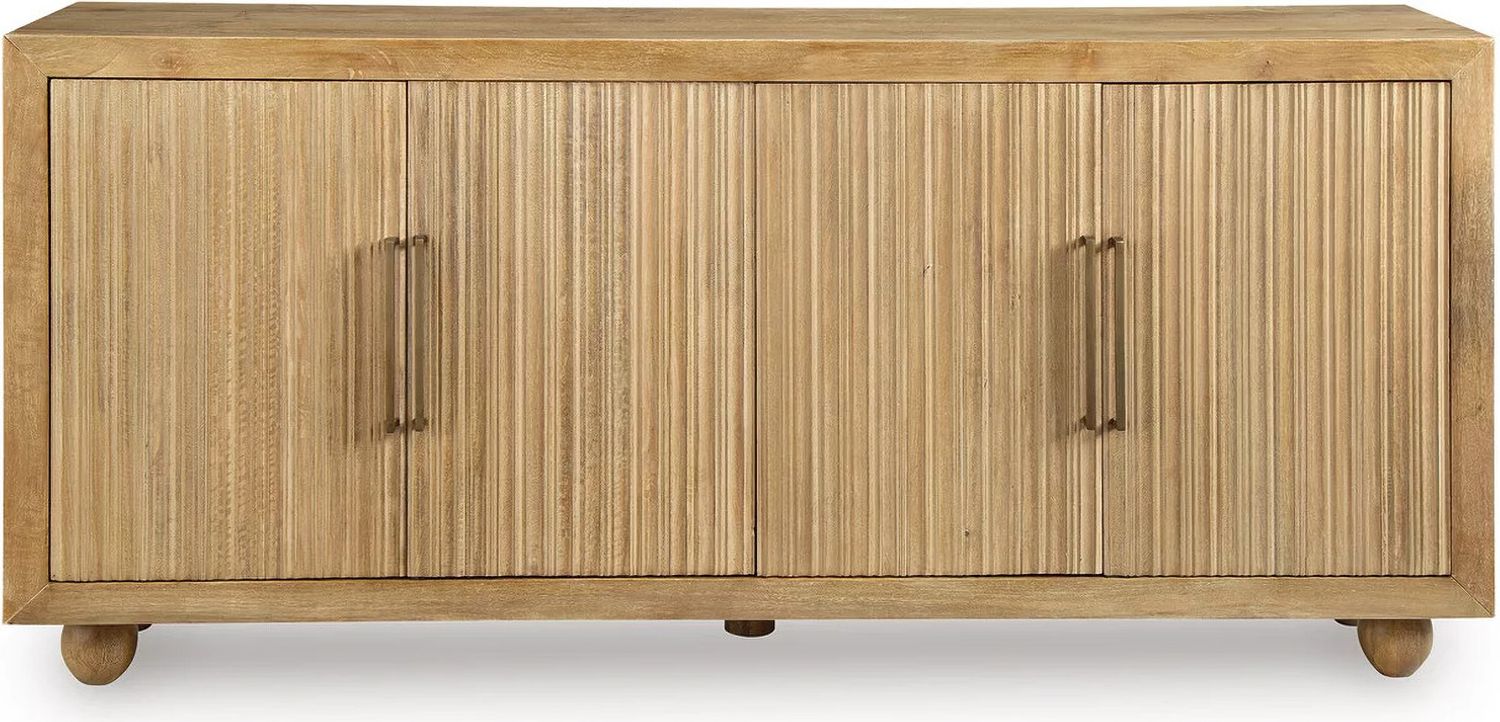 Niam Accent Cabinet In Light Antique Beige A4000684