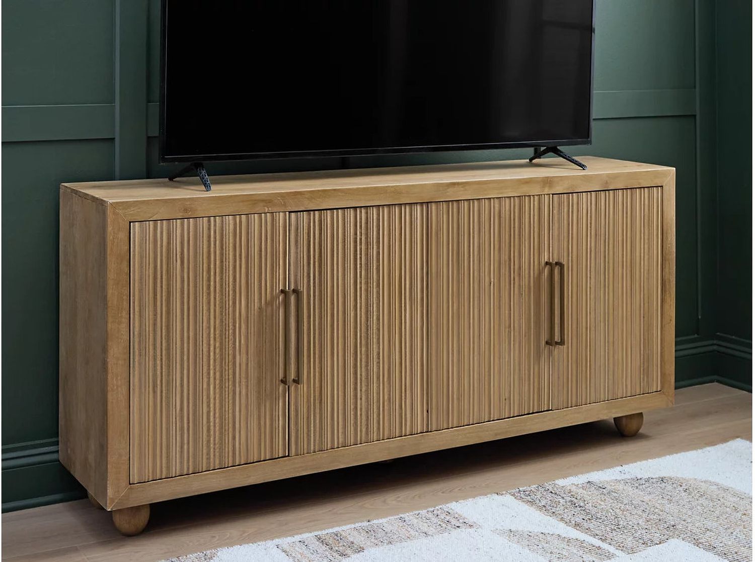 Niam Accent Cabinet In Light Antique Beige A4000684