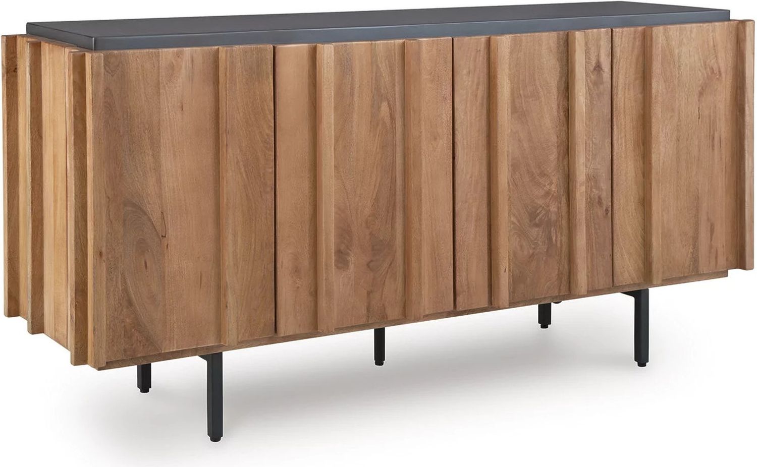 Quintavious Accent Cabinet In Brown and Charcoal A4000685