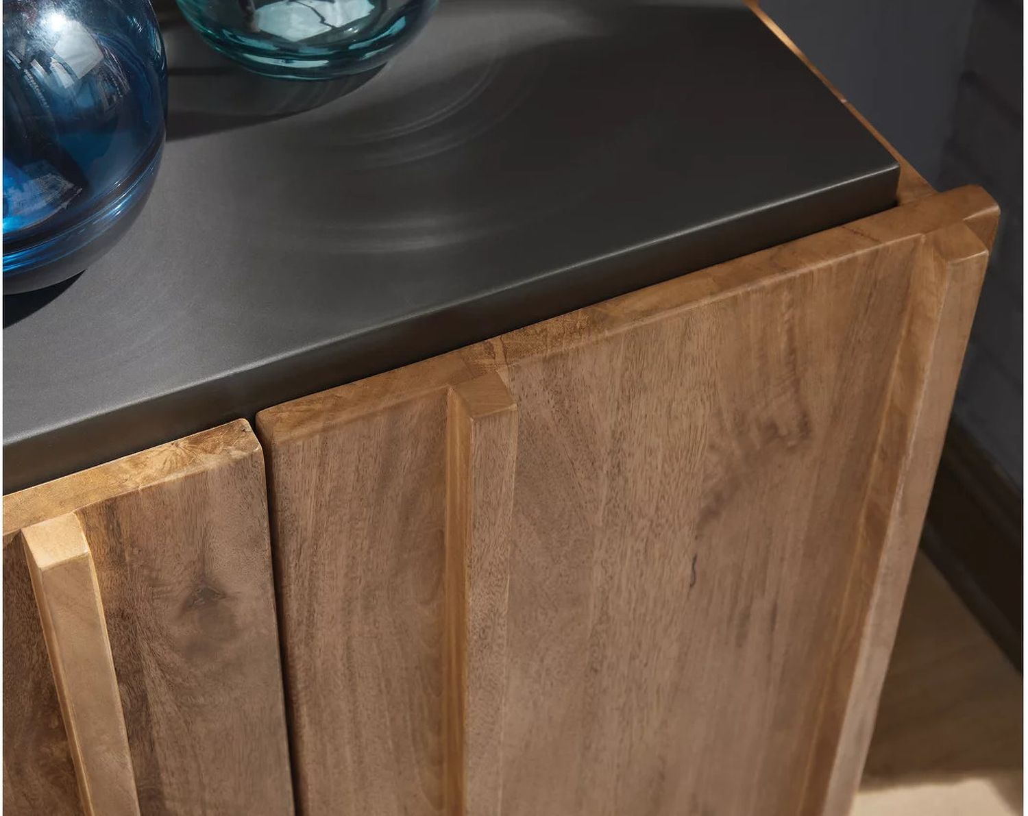 Quintavious Accent Cabinet In Brown and Charcoal A4000685