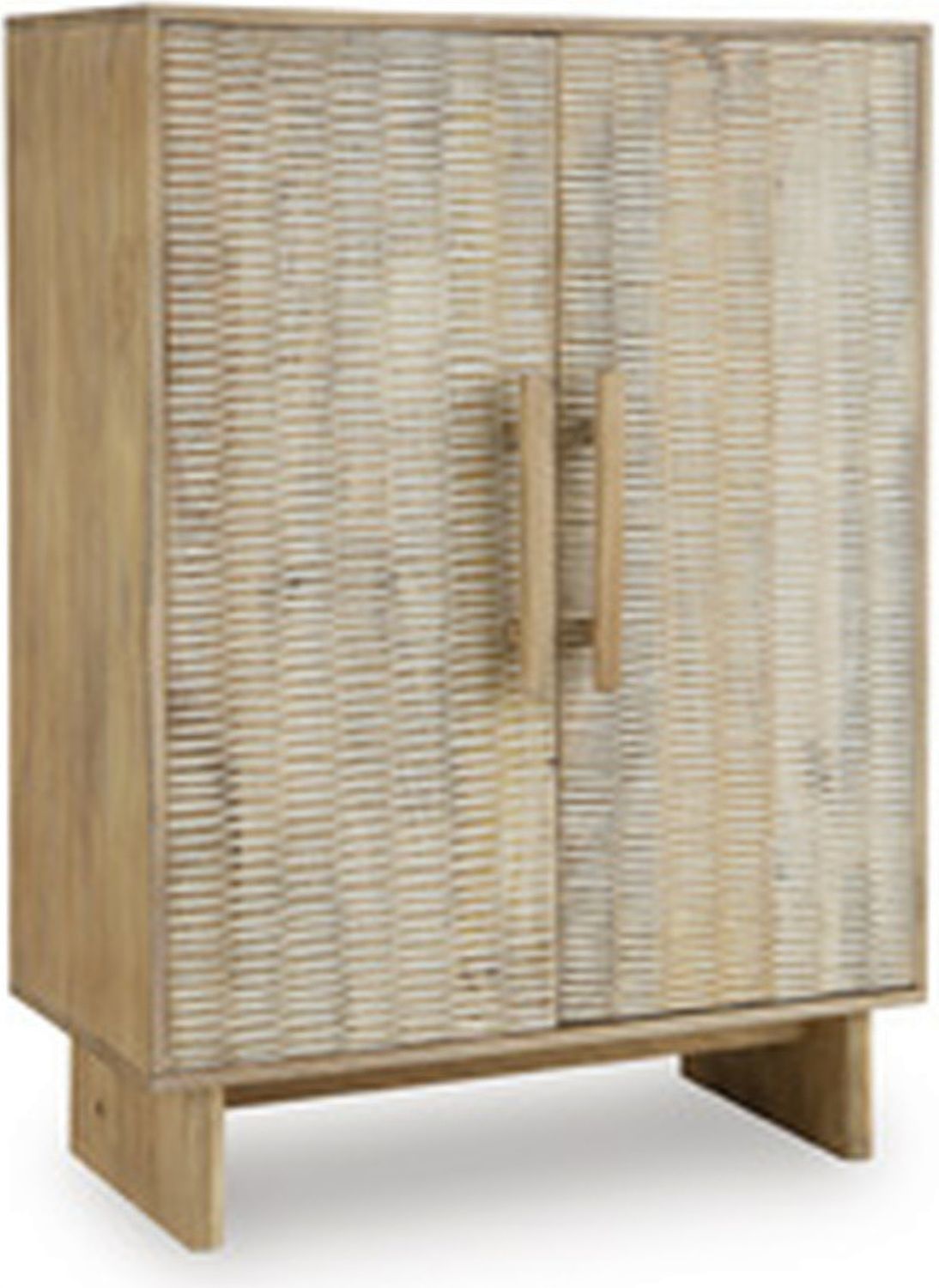 Dallinbury Accent Cabinet In Whitewash and Natural A4000696