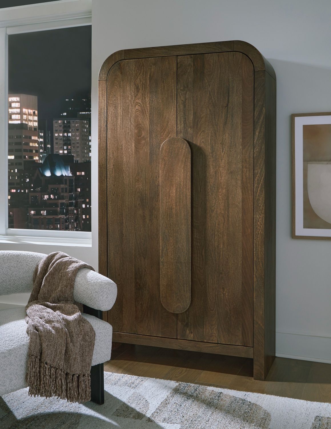 Thoren Accent Cabinet In Medium Brown A4000699