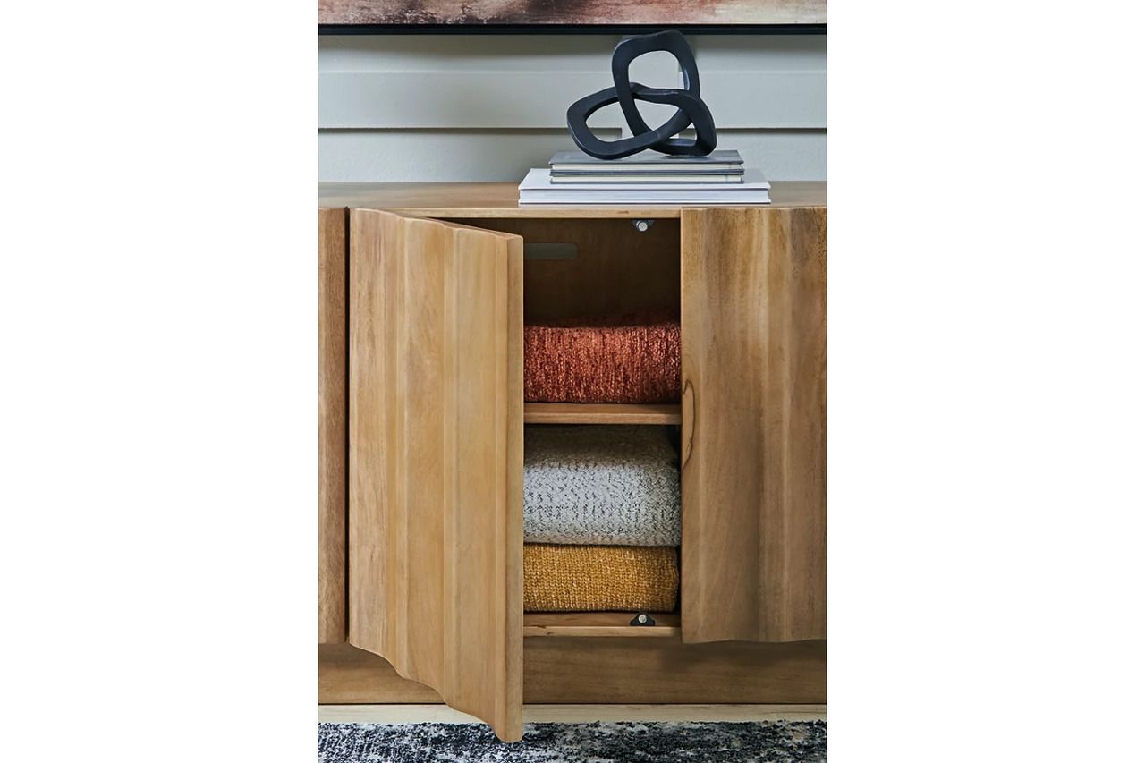 Timkins Accent Cabinet In White Wash A4000700