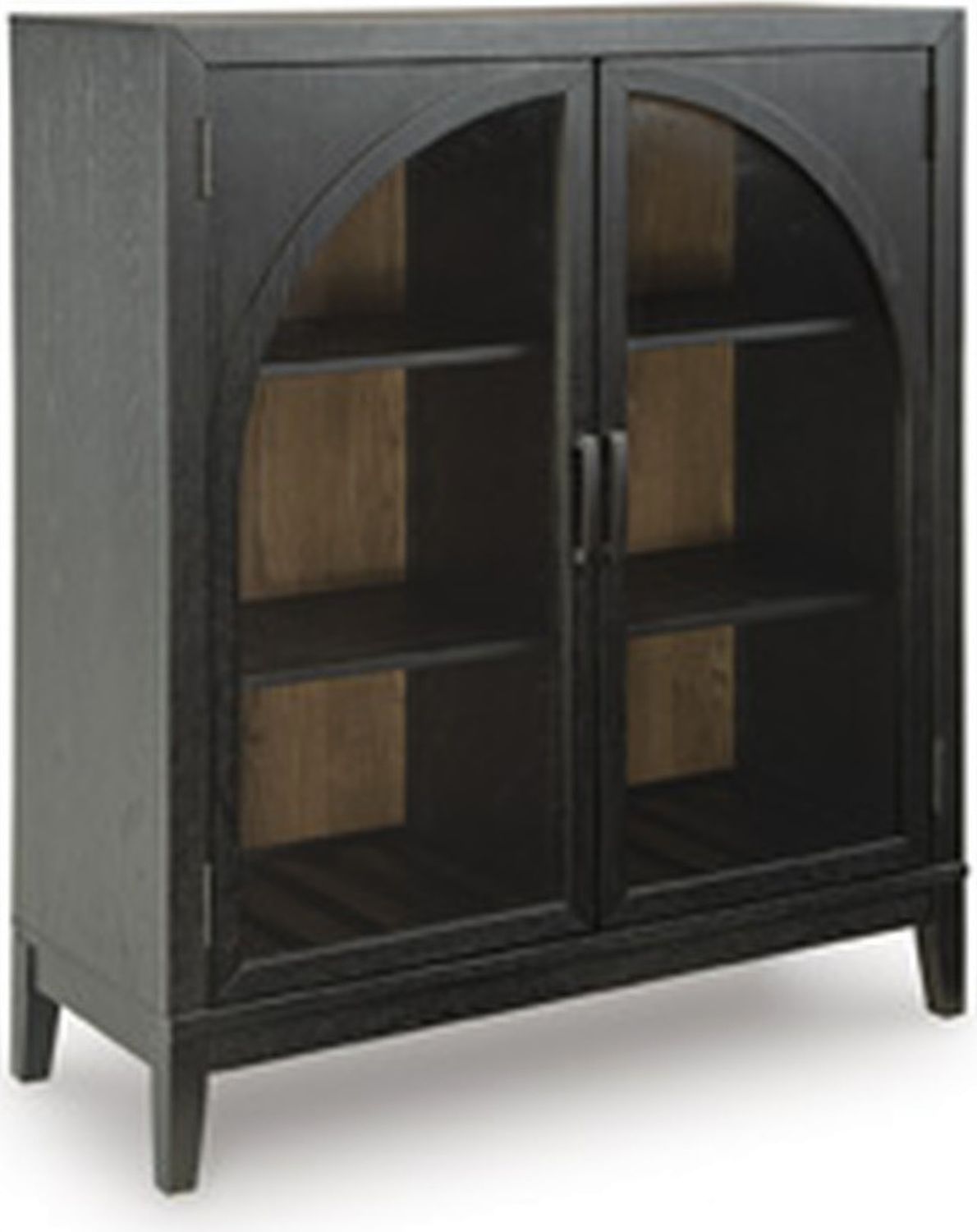 Armenleigh Accent Cabinet In Black and Brown A4000702