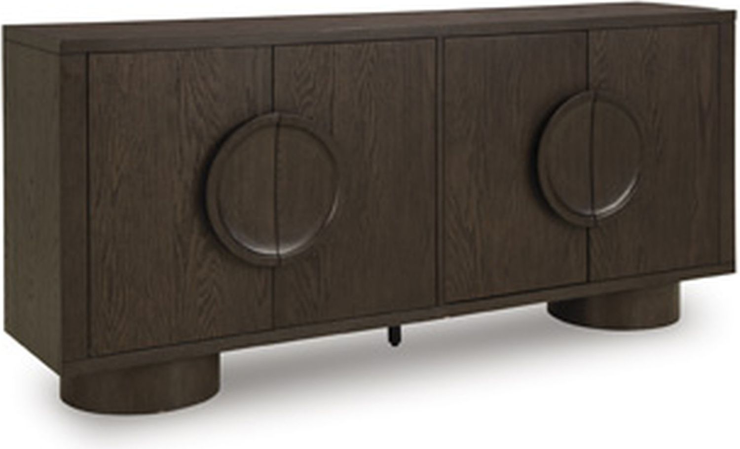 Veeda Accent Cabinet In Dark Brown A4000703