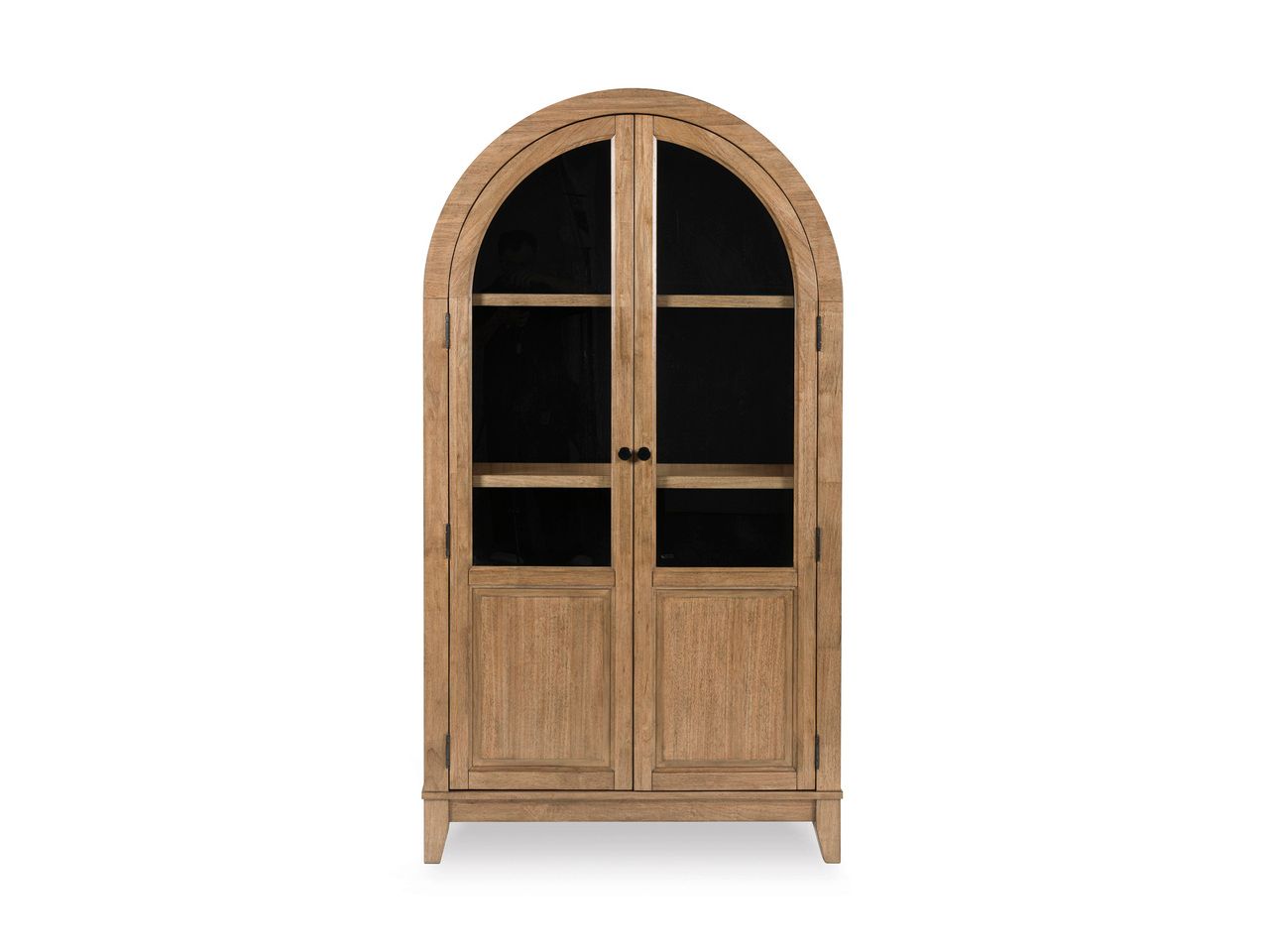 Dagandale Accent Cabinet In Natural and Black A4000705
