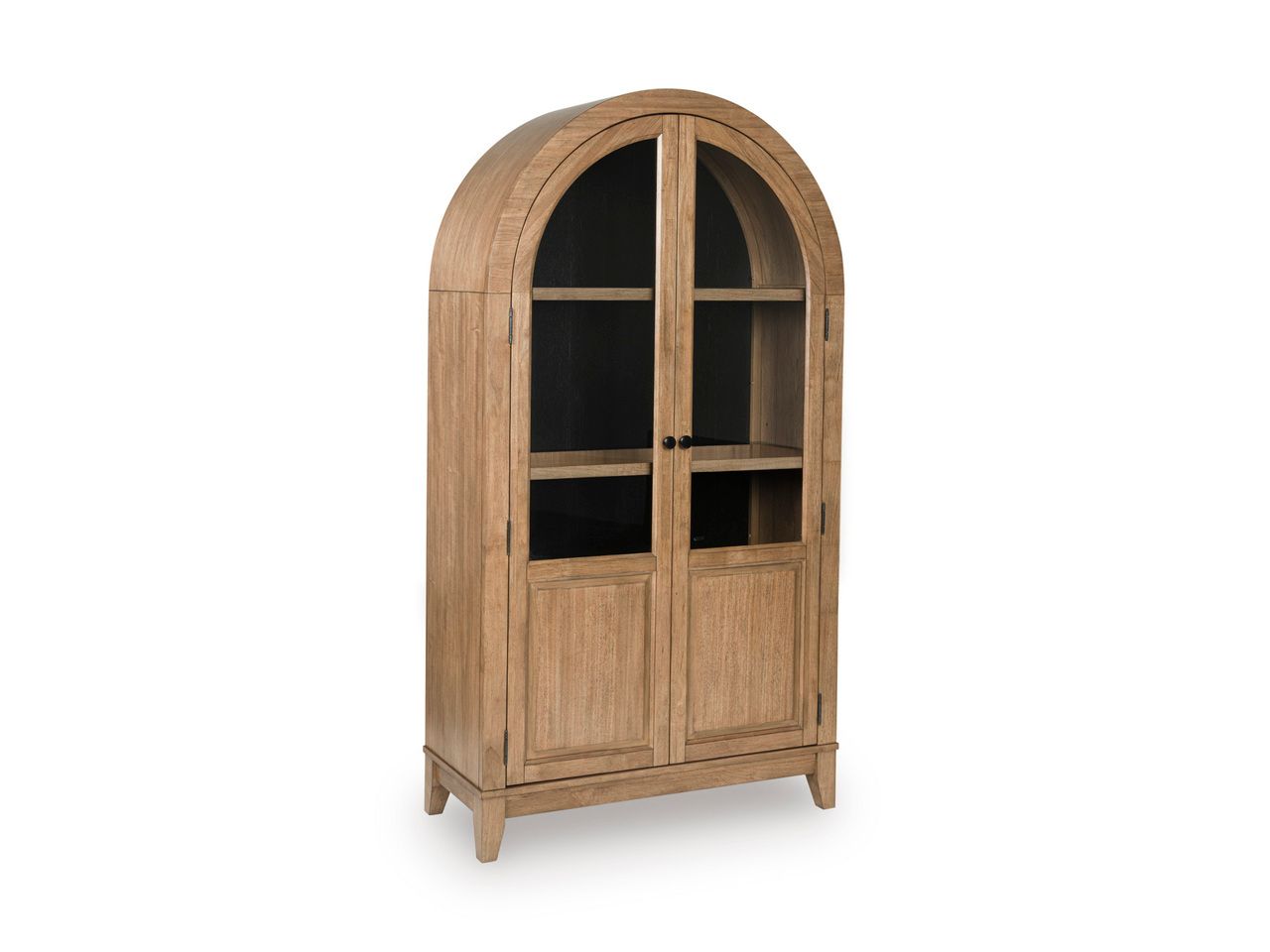 Dagandale Accent Cabinet In Natural and Black A4000705