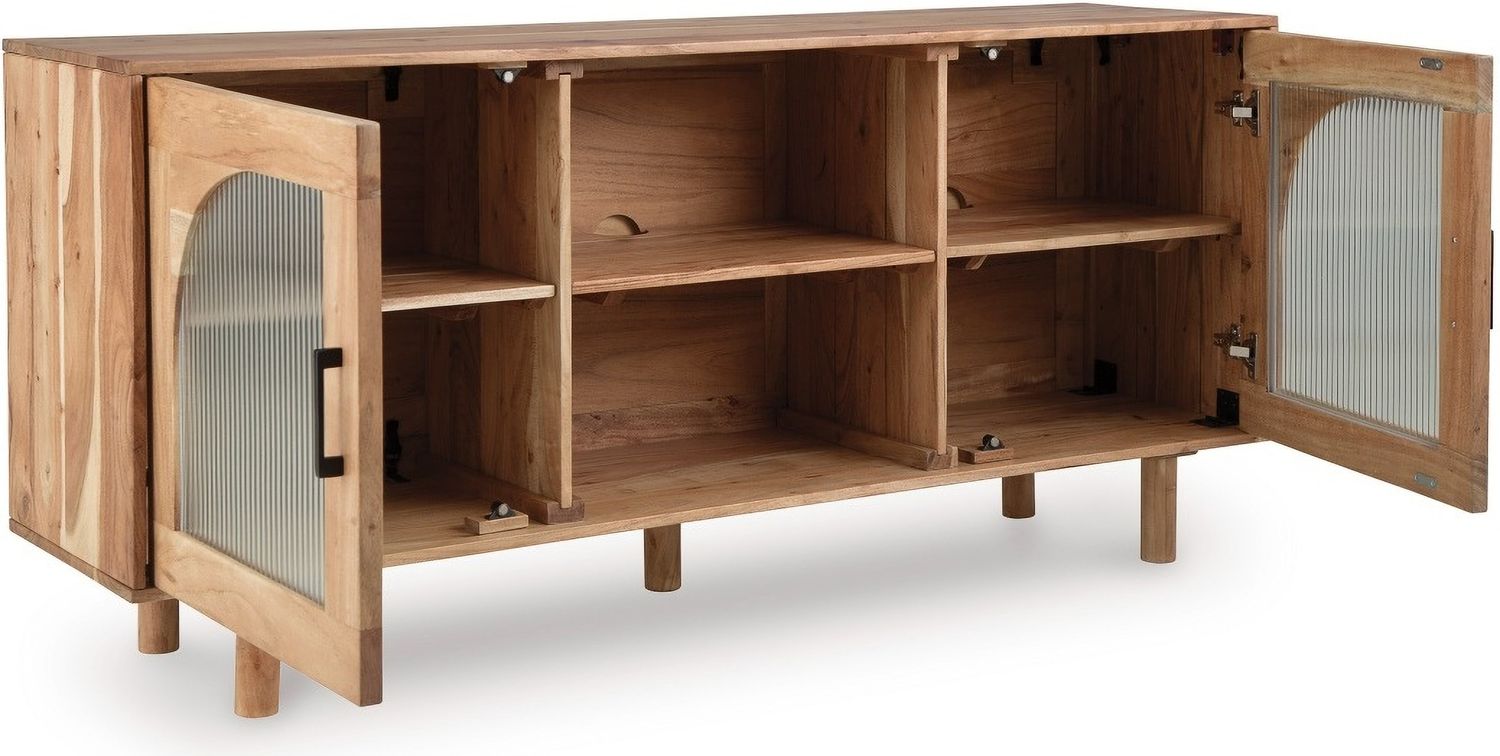 Adway Accent Cabinet In Natural Brown A4000709