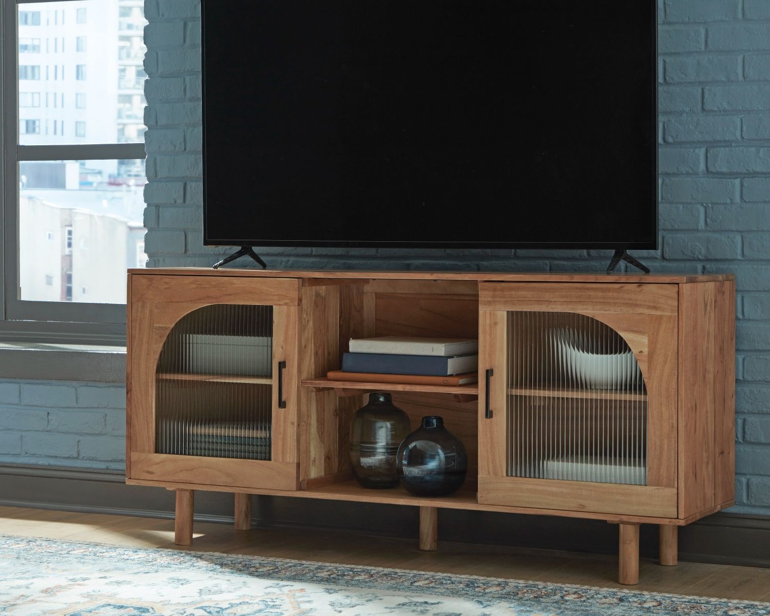 Adway Accent Cabinet In Natural Brown A4000709