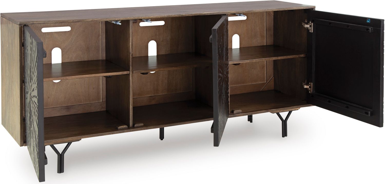 Lavinmont Accent Cabinet In Multi Brown A4000710