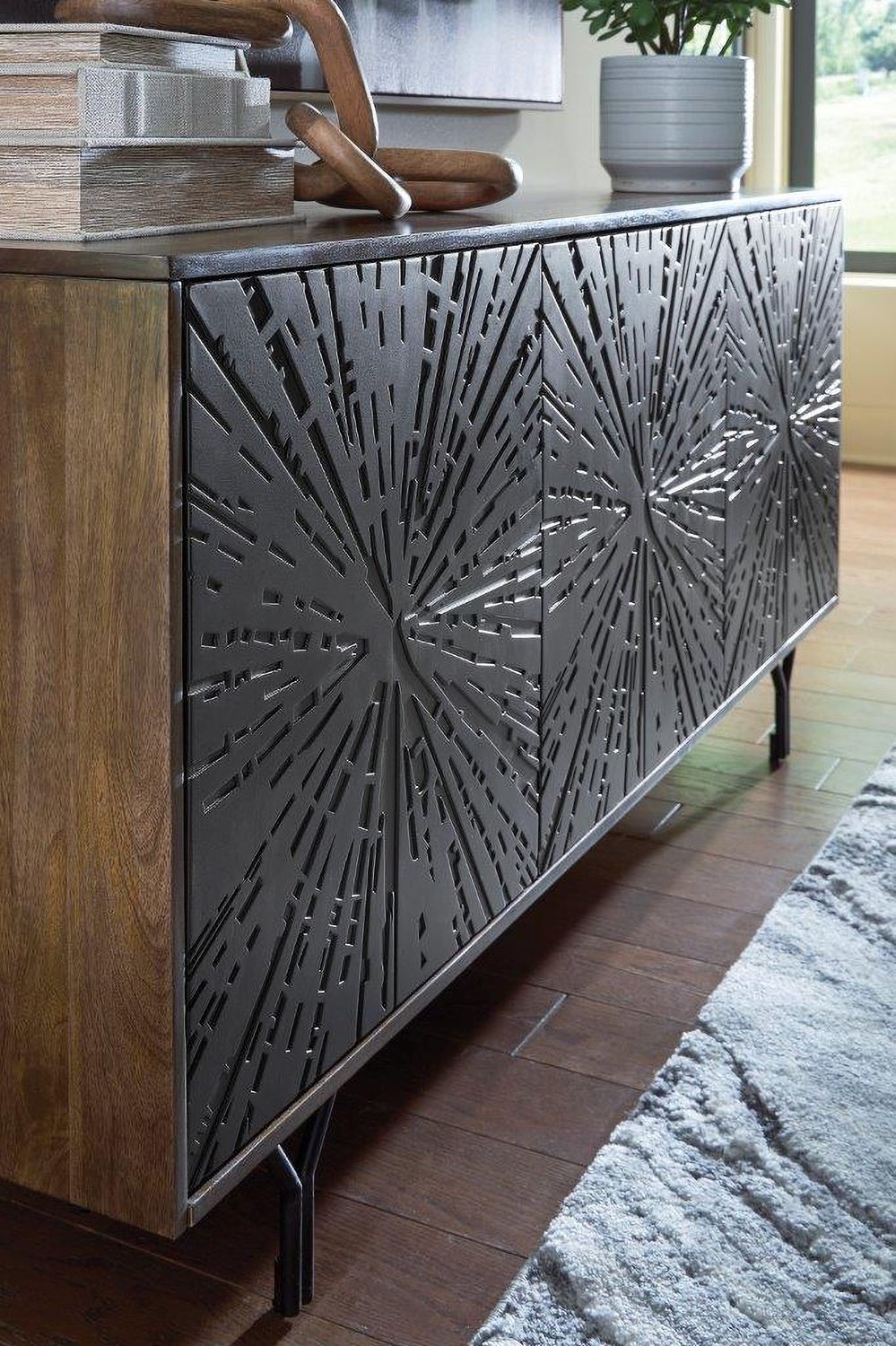Lavinmont Accent Cabinet In Multi Brown A4000710