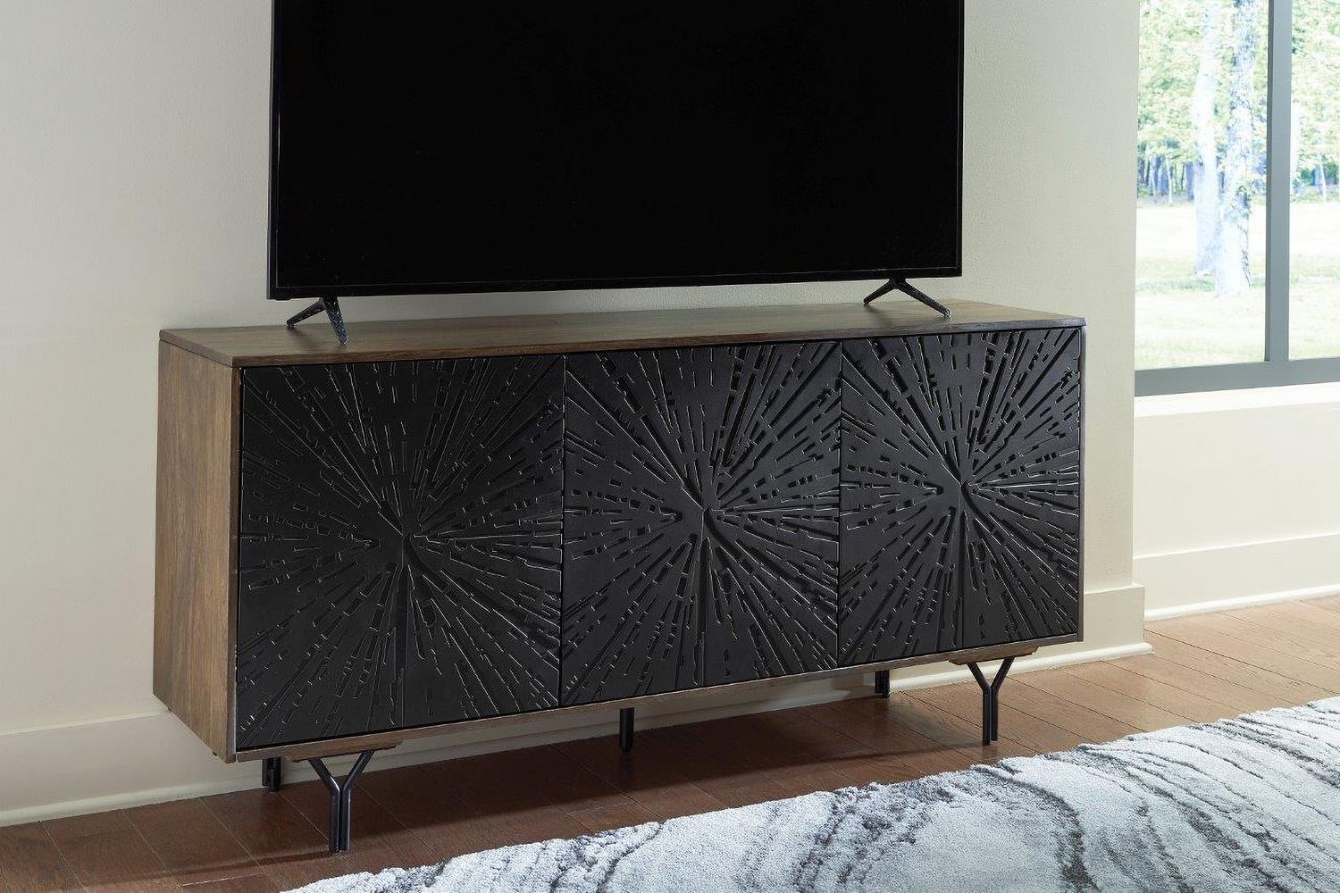 Lavinmont Accent Cabinet In Multi Brown A4000710