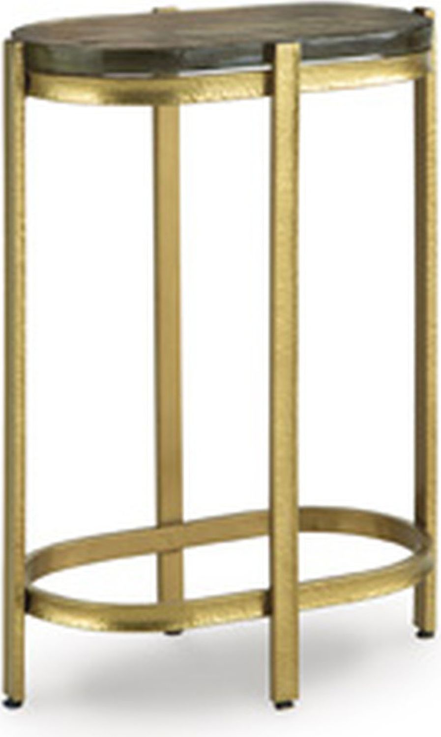Porterville Accent Table In Gold A4000716