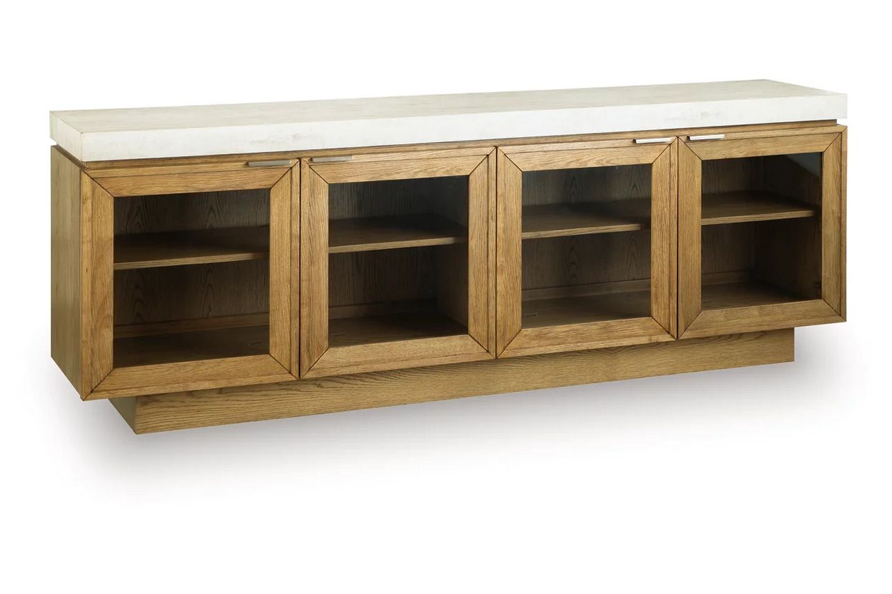 Adanworth Accent Cabinet In Light Brown and Gray A4000731