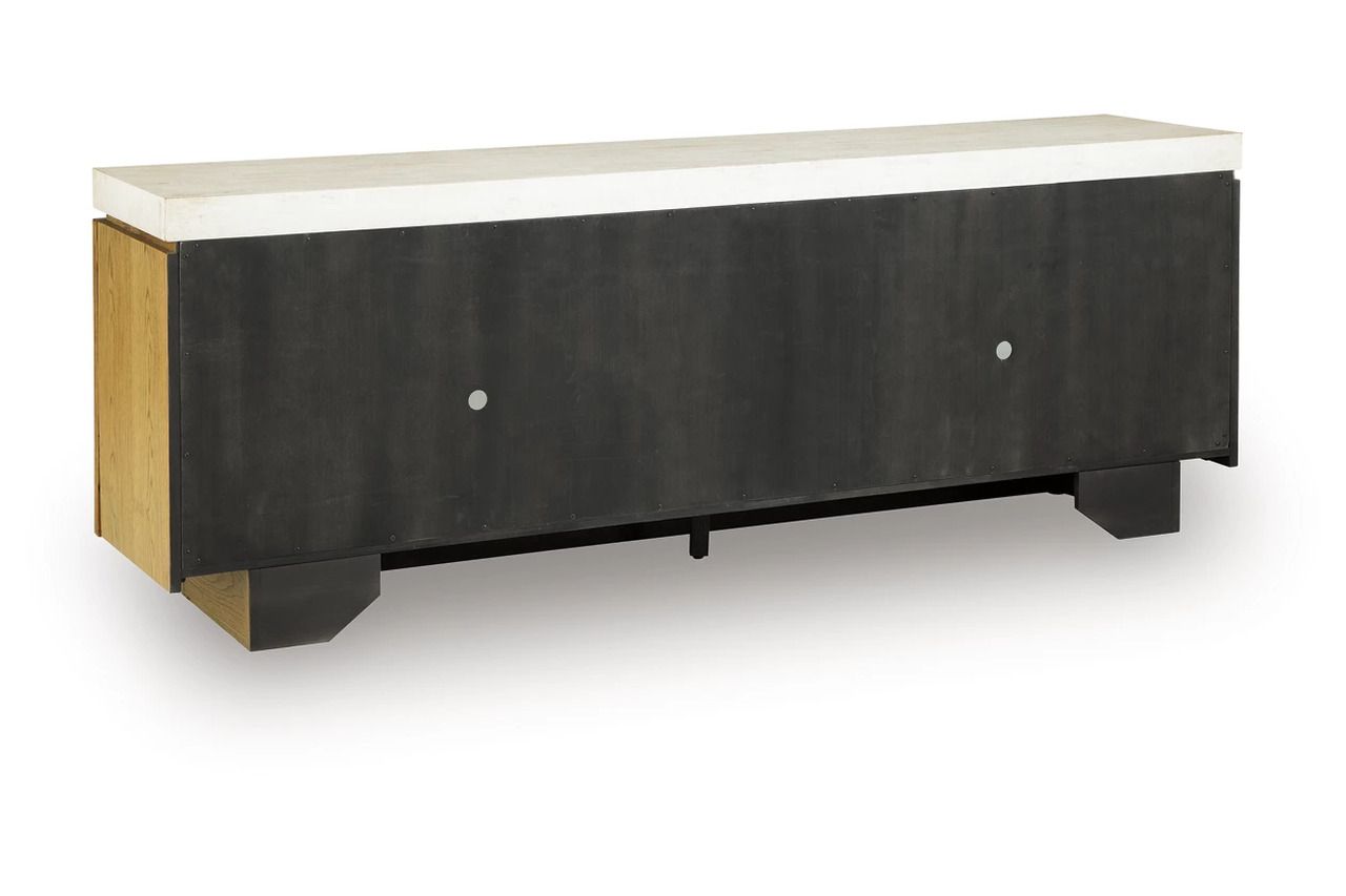 Adanworth Accent Cabinet In Light Brown and Gray A4000731
