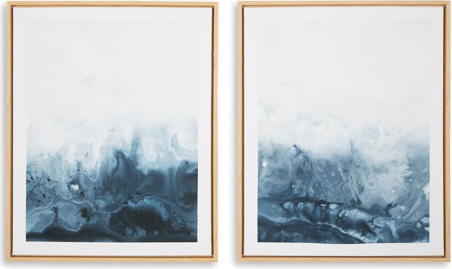Holport Blue And White Wall Art Set Of 2 A8000368