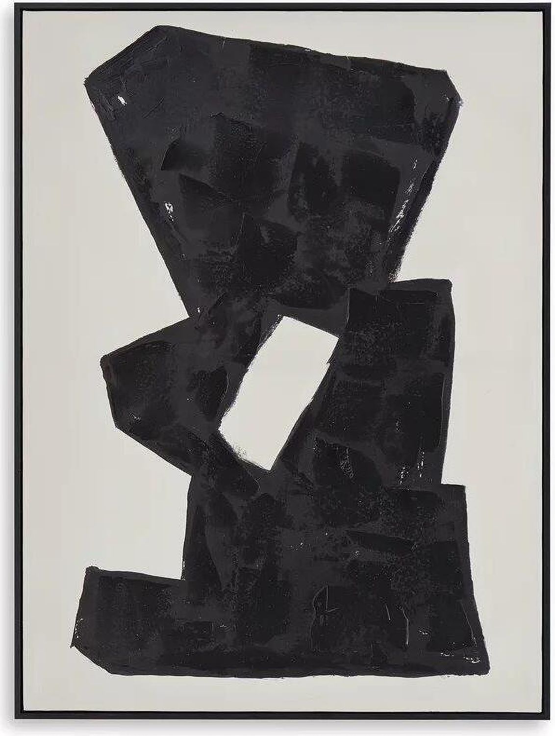Garviery Wall Art In Black and Cream A8000385