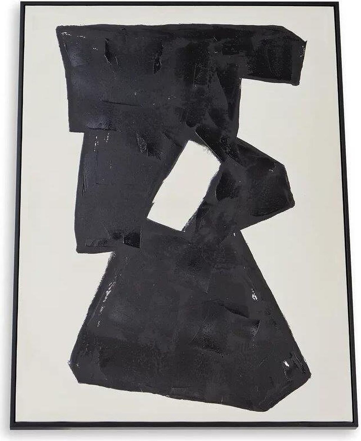 Garviery Wall Art In Black and Cream A8000385
