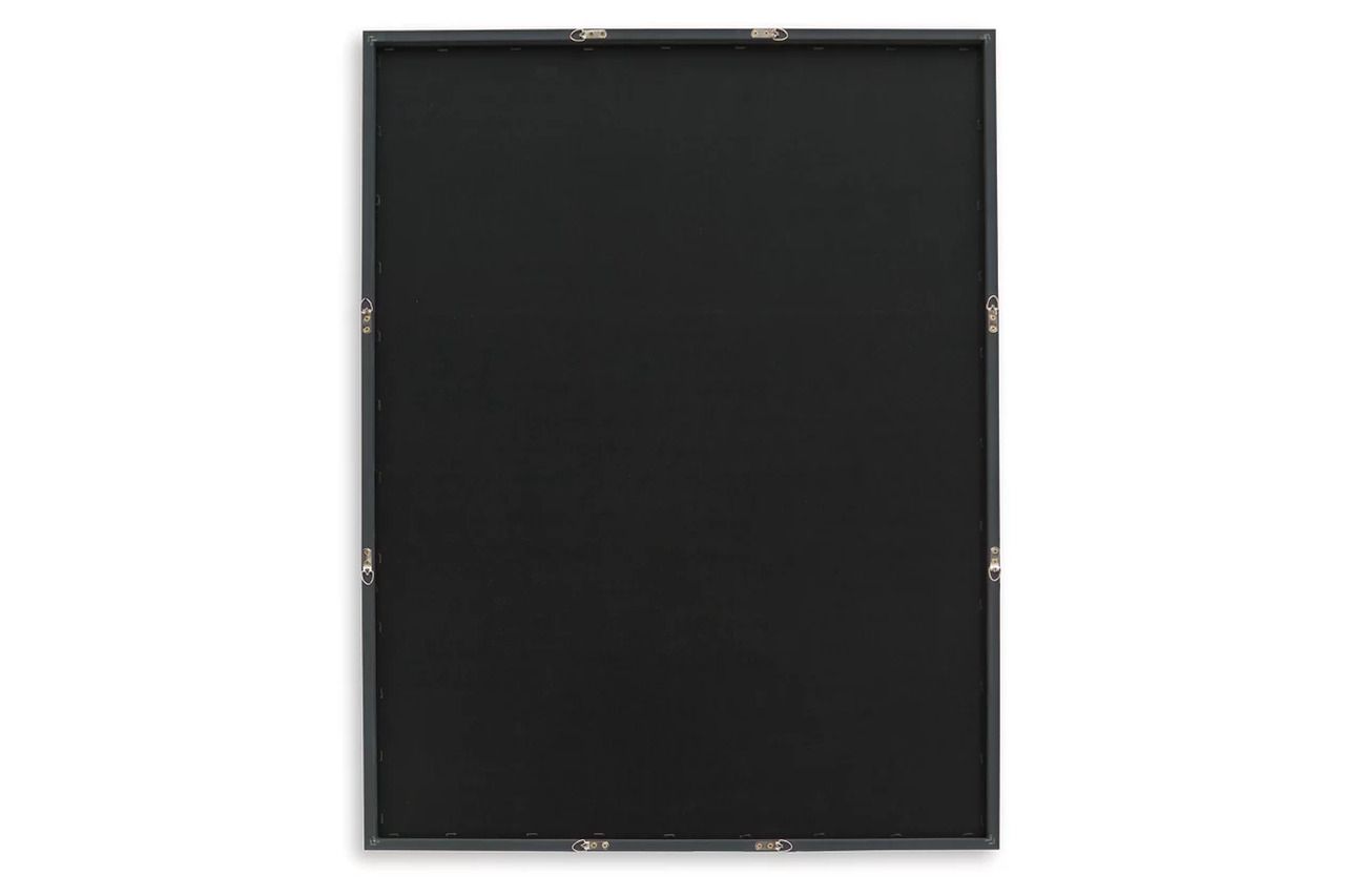 Aldricton Wall Art In White and Brown A8000406